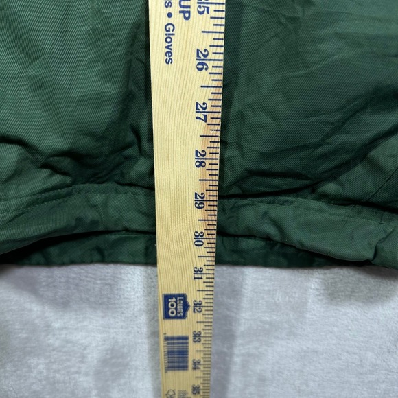 VINTAGE Reebok Green Bay Packers Jacket Mens XL Green NFL Full Zip Windbreaker - Picture 6 of 12
